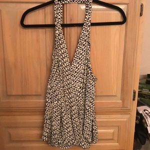 Black and white Zara top